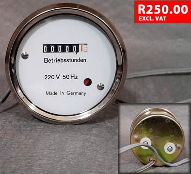 Hour meter 220v 50hz Betriebsstunden